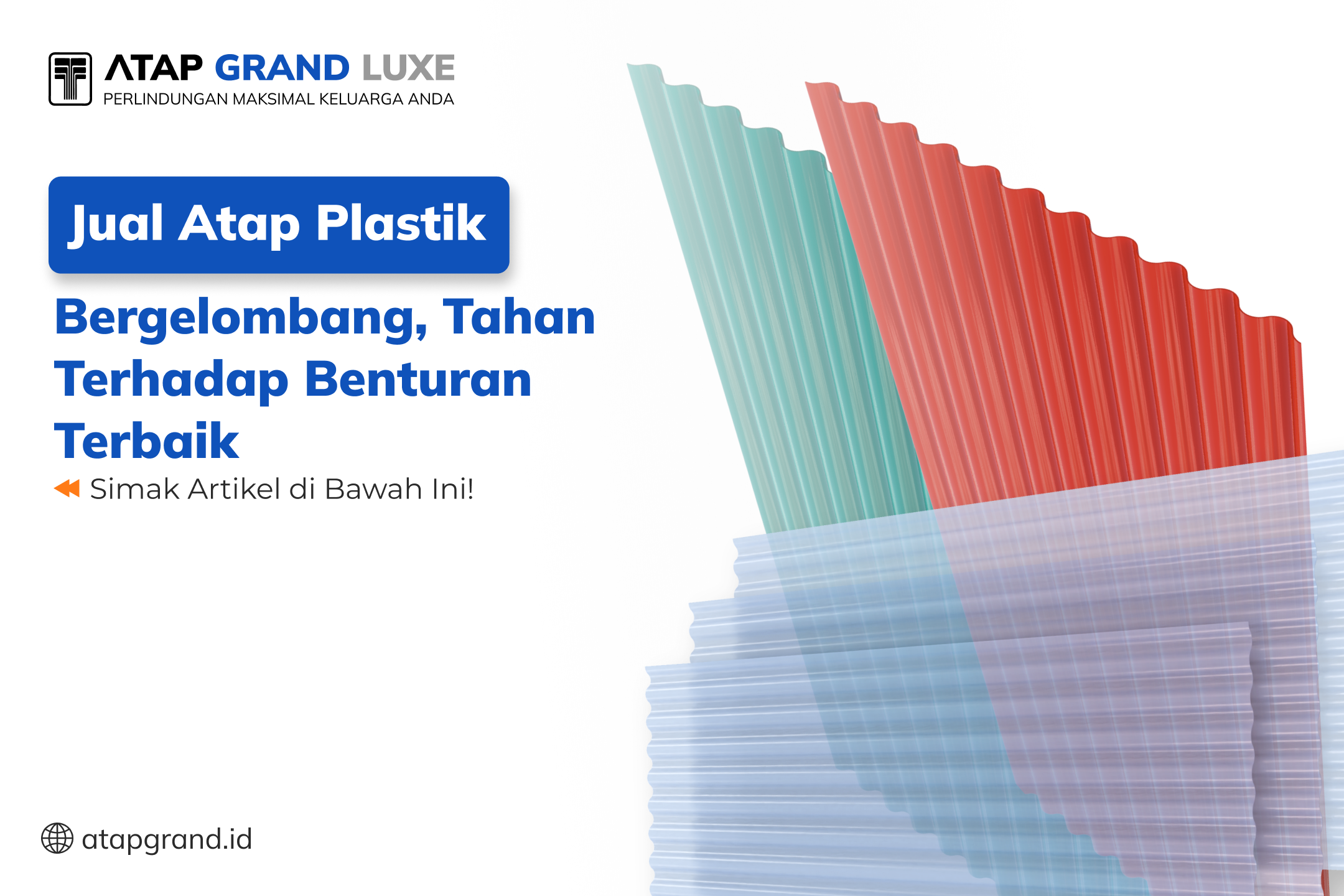 Jual Atap Plastik Bergelombang, Tahan Terhadap Benturan Terbaik
