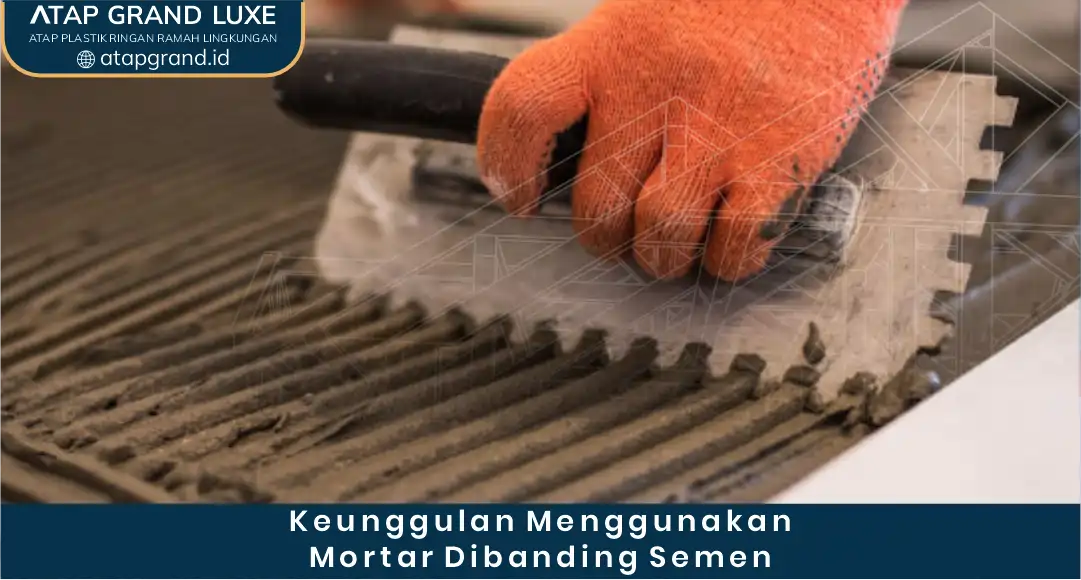 2. Keunggulan Menggunakan Mortar Dibanding Semen