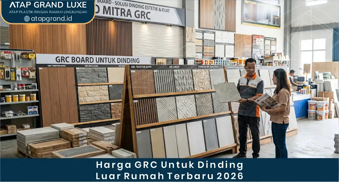Harga GRC untuk Dinding Luar Rumah Terbaru 2026