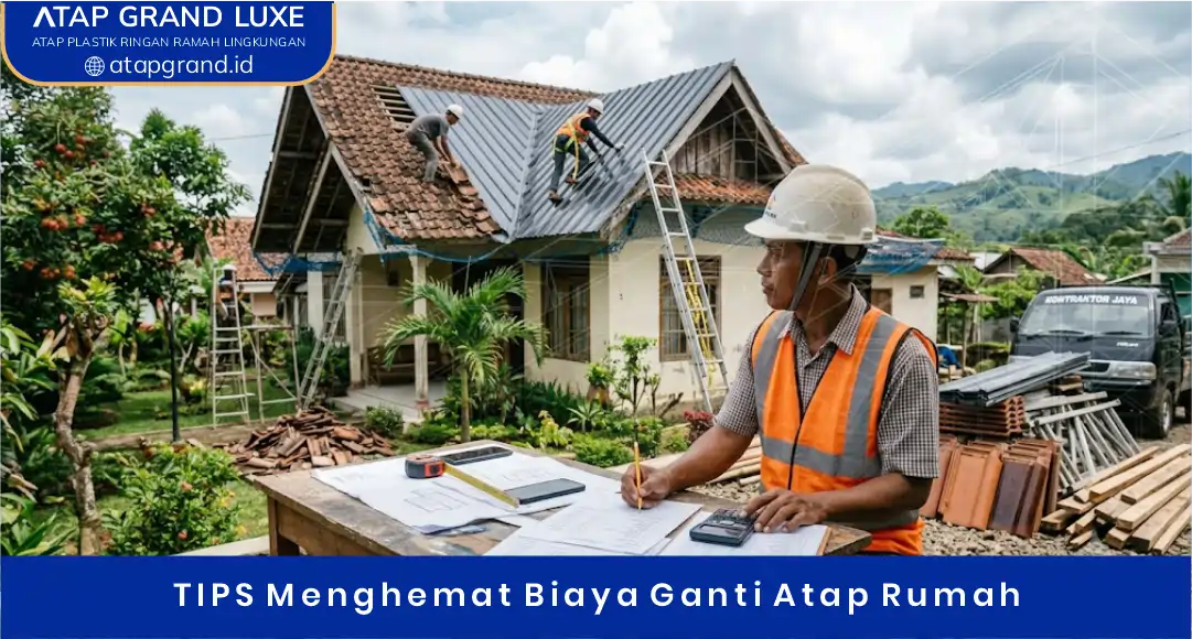 Tips Menghemat Biaya Ganti Atap Rumah