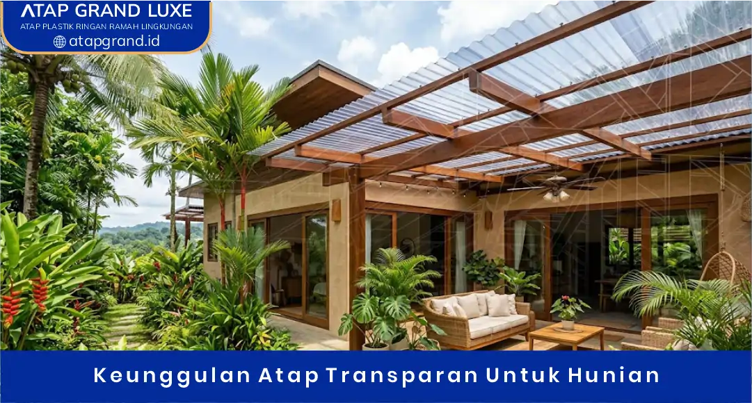 Keunggulan Atap Transparan untuk Hunian