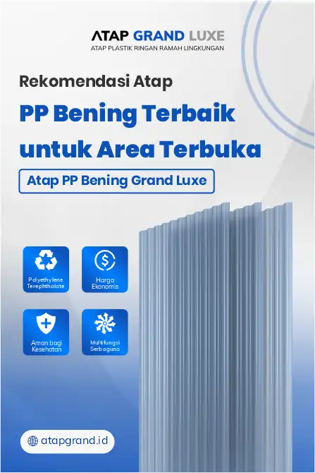 Rekomendasi Atap PP Bening Terbaik untuk Area Terbuka
