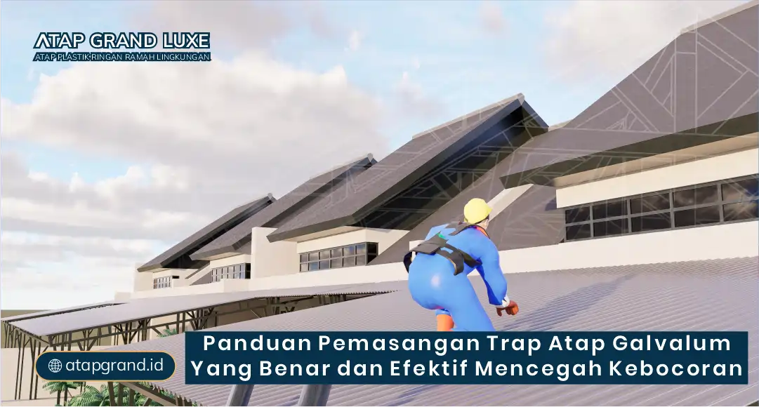 Panduan Pemasangan Trap Atap Galvalum yang Benar dan Efektif Mencegah Kebocoran