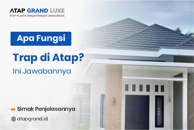 Apa Fungsi Trap di Atap? Ini Jawabannya