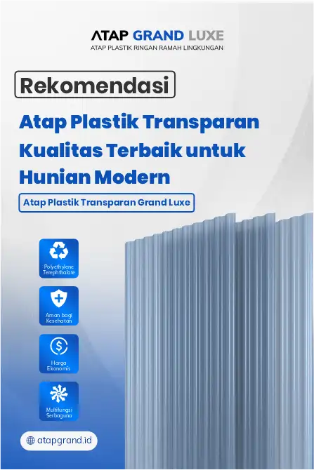 Rekomendasi Atap Bening Grand Luxe untuk Taman