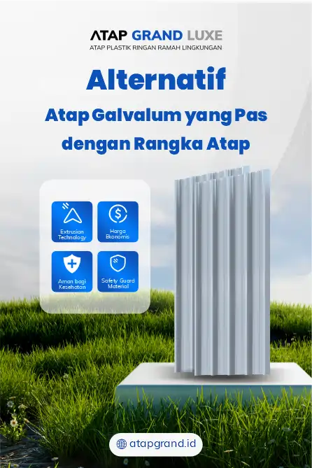 Alternatif Atap Galvalum yang Pas dengan Rangka Atap