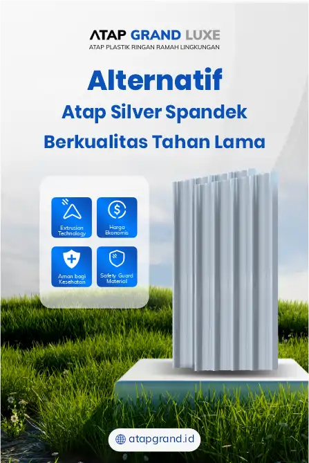Alternatif Atap Silver Spandek Berkualitas Tahan Lama
