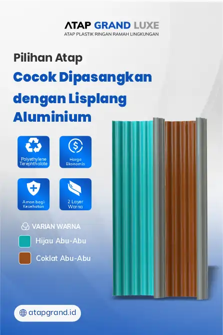 Pilihan Atap Cocok Dipasangakan dengan Lisplang Aluminium