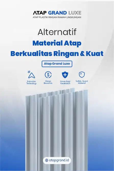 Alternatif Material Atap Berkualitas ringan dan Kuat