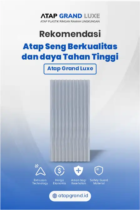 Rekomendasi Atap Seng Berkualitas dan Daya Tahan Tinggi