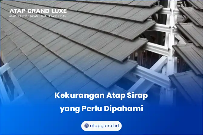 Kekurangan Atap Sirap yang Perlu Dipahami