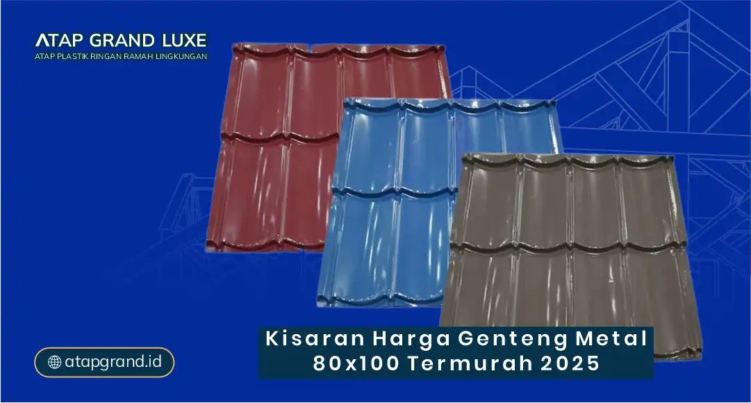 Kisaran Harga Genteng Metal 80x100 Termurah 2025