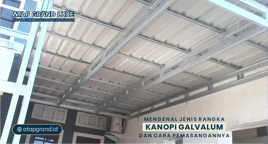 Mengenal Jenis Rangka Kanopi Galvalum dan Cara Pemasangannya