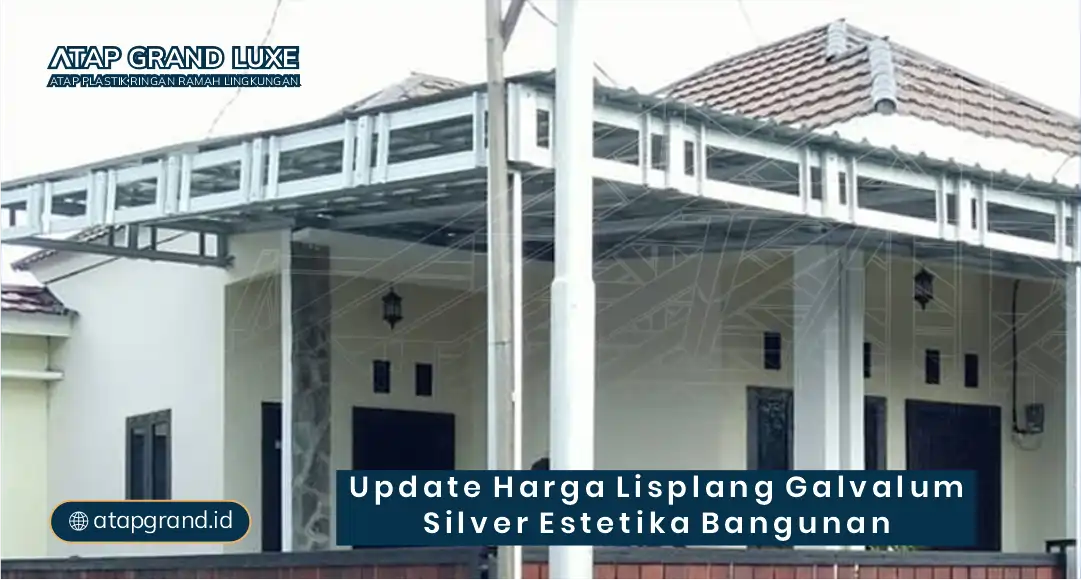 Update Harga Lisplang Galvalum Silver Estetika Bangunan