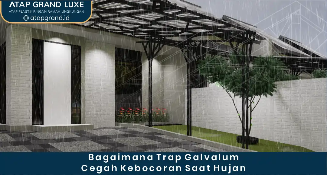 Bagaimana Trap Galvalum Cegah Kebocoran saat Hujan