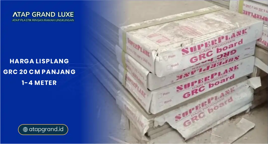 Harga Lisplang GRC 20 Cm Panjang 1-4 Meter