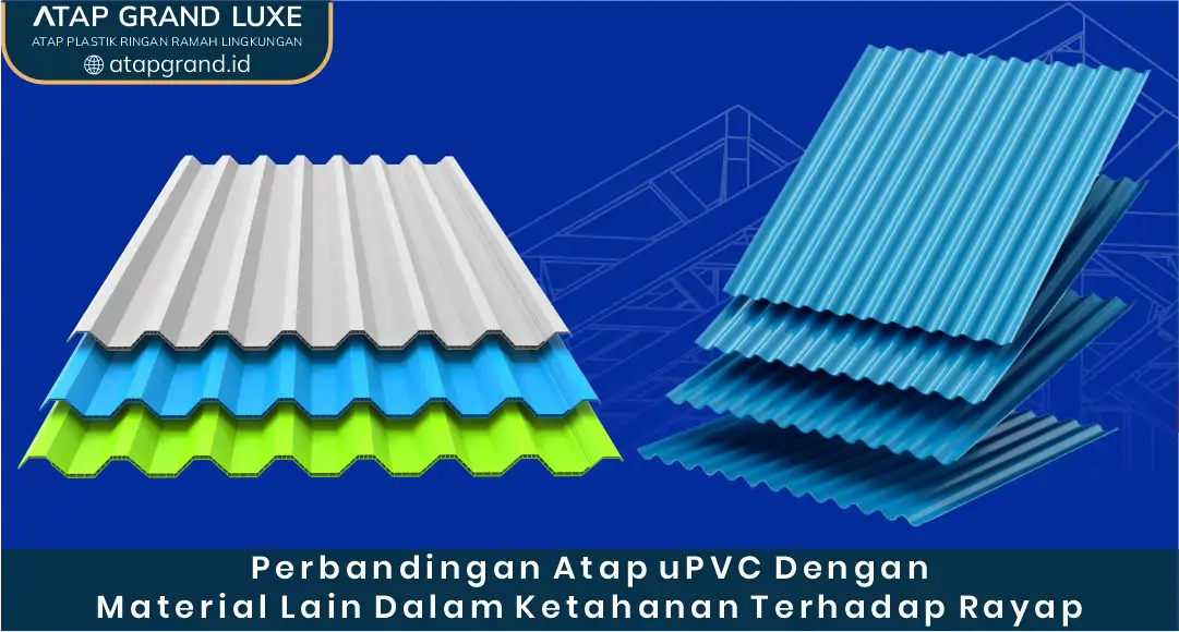 Perbandingan Atap uPVC dengan Material Lain dalam Ketahanan terhadap Rayap
