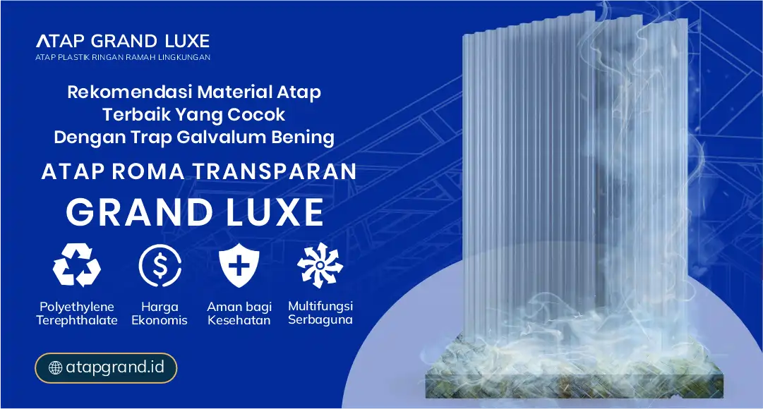 Rekomedasi Material Atap Terbaik yang Cocok dengan Trap Galvalum Bening