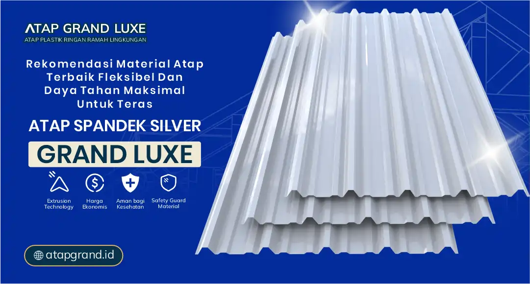 Rekomendasi Material Atap Terbaik Fleksibel dan Daya Tahan Maksimal untuk Teras