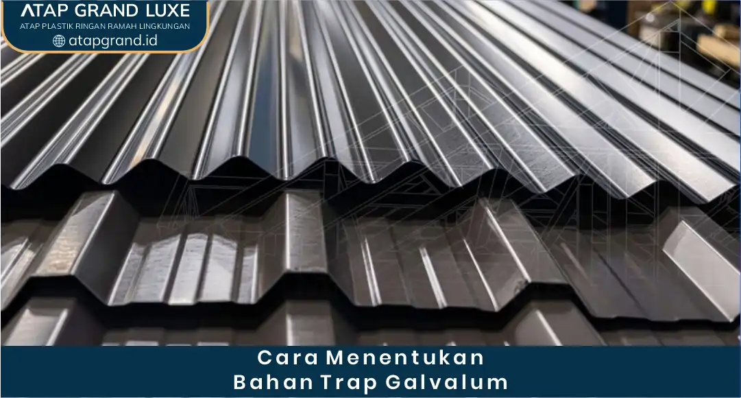 cara menentukan bahan trap galvalum