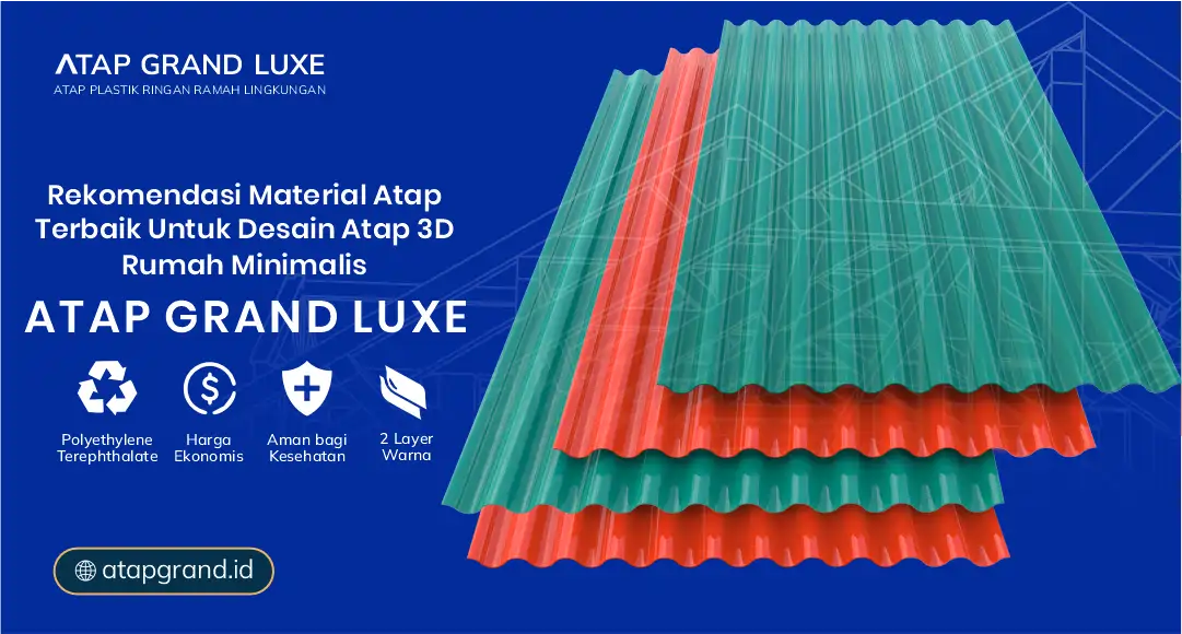 Rekomendasi Material Atap Terbaik untuk Desain Atap 3D Rumah Minimalis