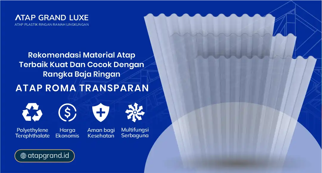 Rekomendasi Material Atap Terbaik Kuat dan Cocok dengan Rangka Baja Ringan