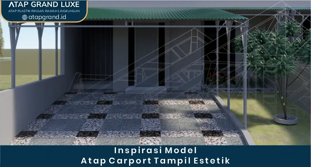 2. Inspirasi Model Atap Carport Tampil Estetik