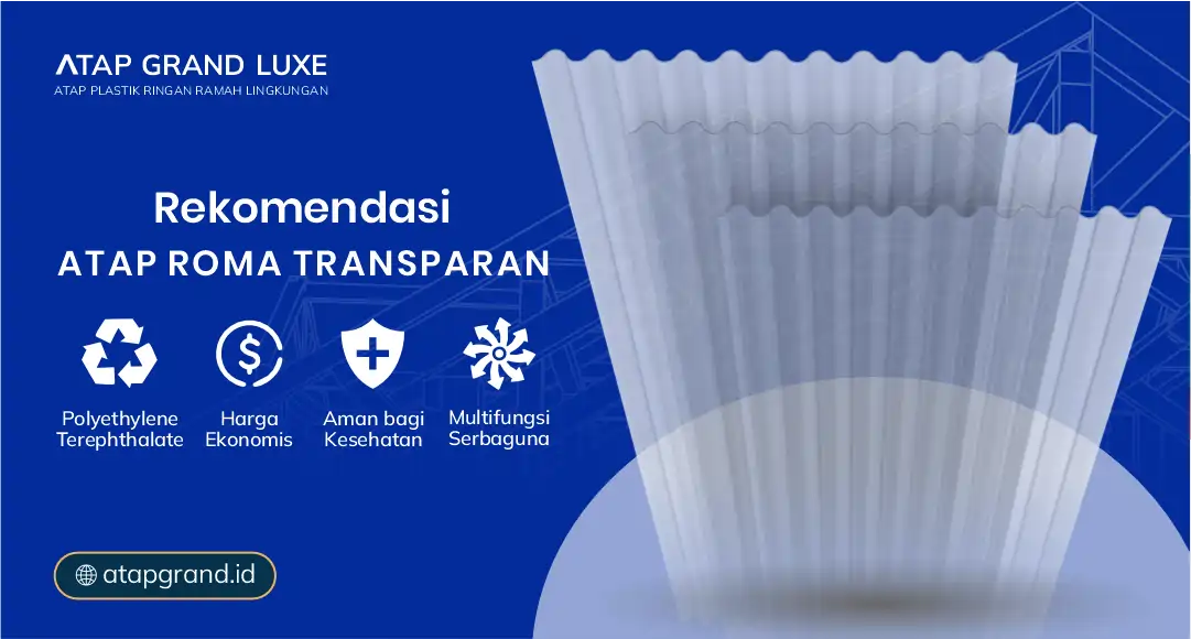 3. Rekomendasi Atap Transparan Roma