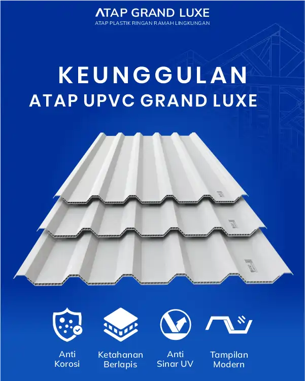 Berbagai Keunggulan Atap UPVC Grand Luxe