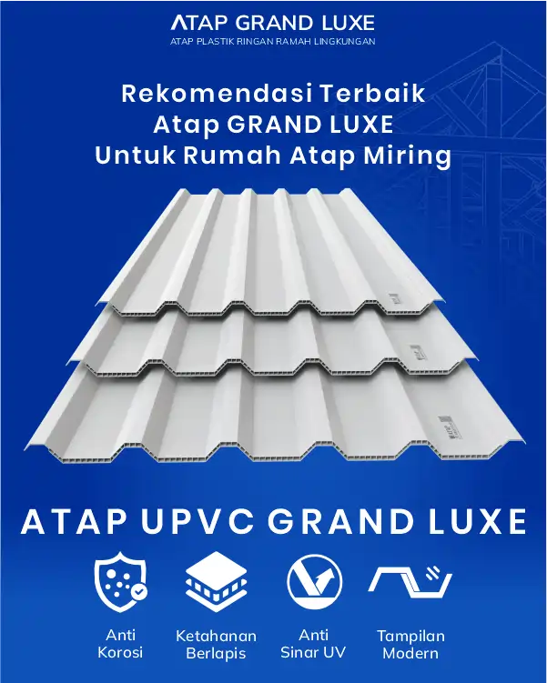 Rekomendasi Terbaik Atap Grand Luxe Untuk Rumah Atap Miring