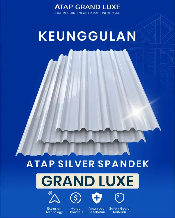 Kelebihan Atap Silver Spandek Grand Luxe