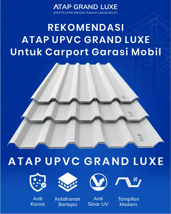 Rekomendasi Atap Grand Luxe untuk Carport Garasi Mobil