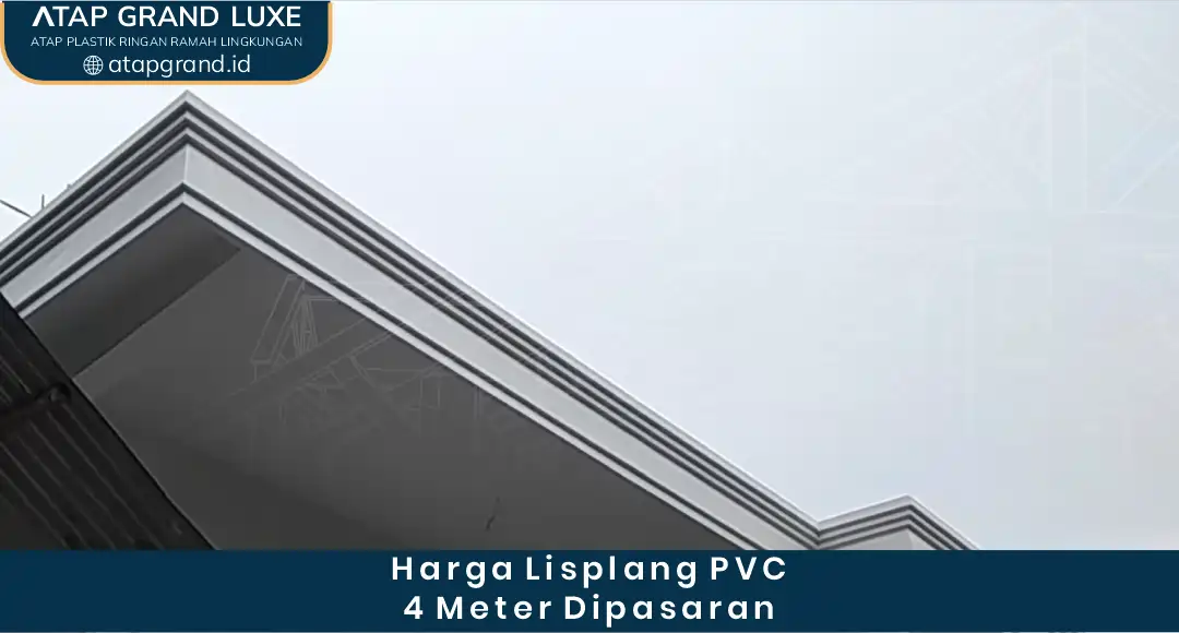 1. Harga Lisplang PVC 4 Meter di Pasaran