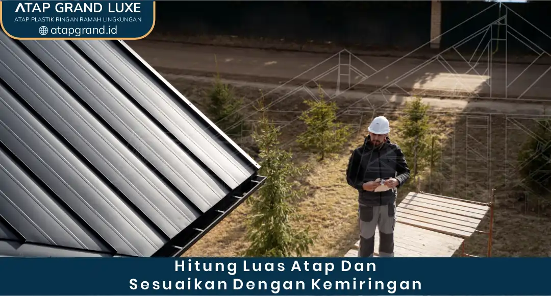 1. Hitung Luas Atap dan Sesuaikan dengan Kemiringan