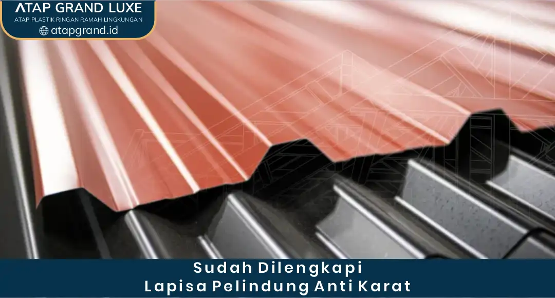 1. Sudah Dilengkapi Lapisan Pelindung Anti Karat