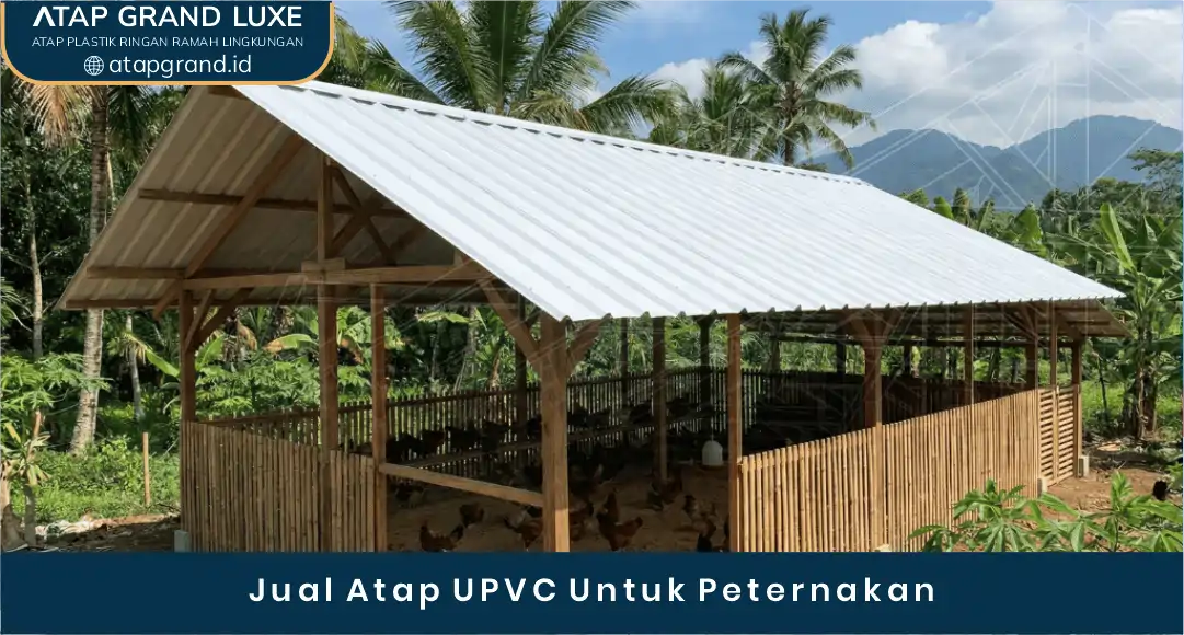 02 Jual Atap UPVC Untuk Peternakan