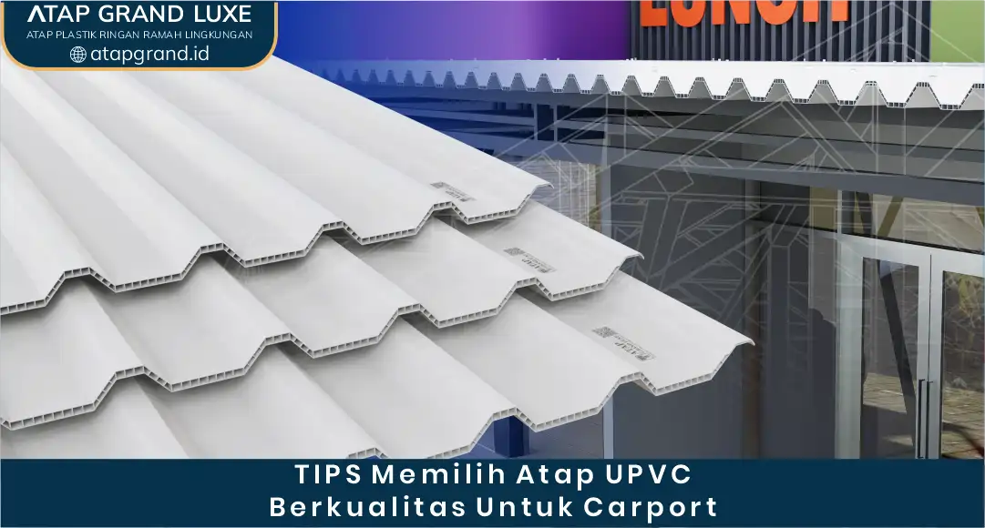 03 TIPS Memilih Atap UPVC Berkualitas Untuk Carport
