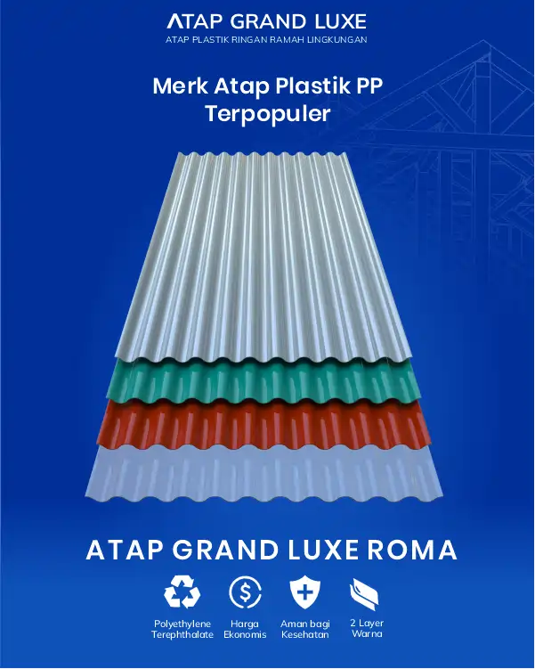 04 Merk Atap Plastik PP Terpopuler