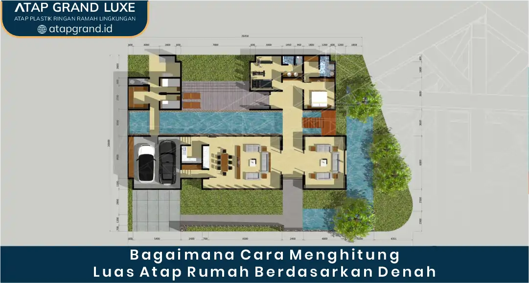 Bagaimana Cara Menghitung Luas Atap Rumah Berdasarkan Denah