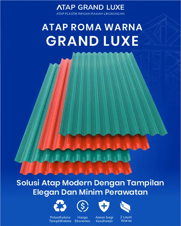 04 Atap Roma Warna Grand Luxe Solusi Atap Modern Dengan Tampilan Elegan Dan Minim Perawatan
