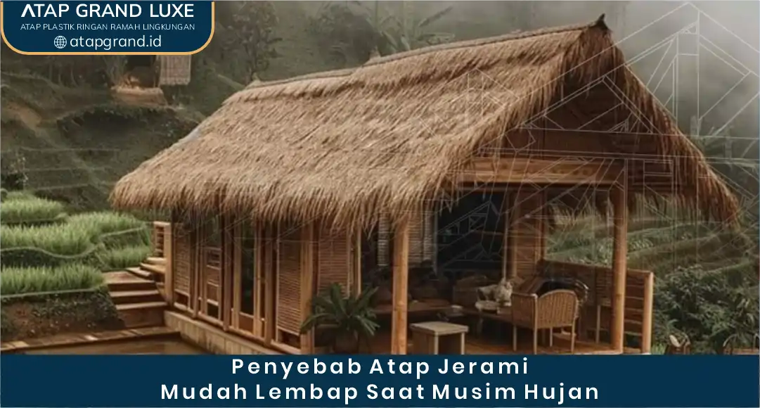 02 Penyebab Atap Jerami Mudah Lembap Saat Musim Hujan