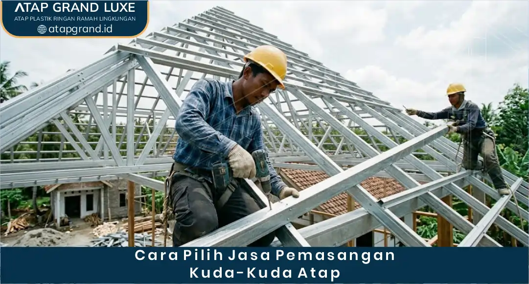 Cara Pilih Jasa Pemasangan Kuda Kuda Atap