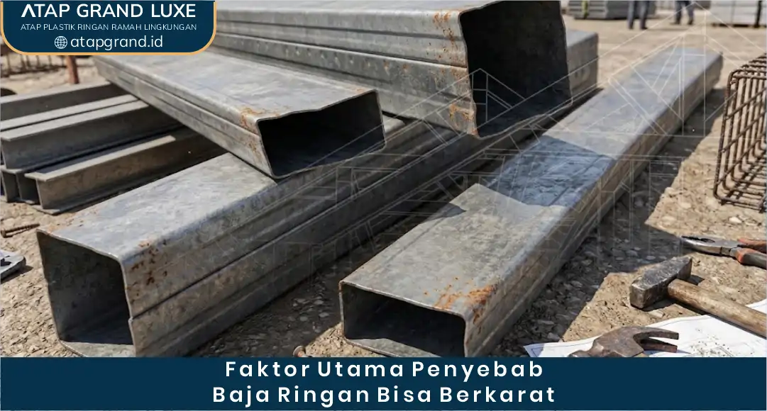 03 Faktor Utama Penyebab Baja Ringan Bisa Berkarat