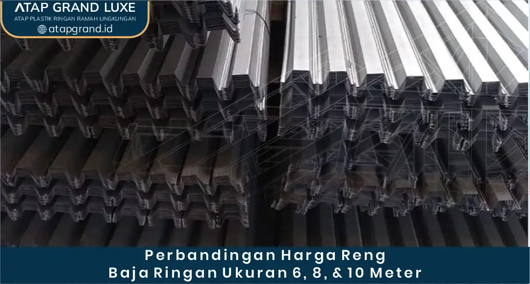 03 Perbandingan Harga Reng Baja Ringan Ukuran 6 8 dan 10 Meter