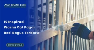 10 Inspirasi Warna Cat Pagar Besi yang Bagus Terbaru