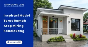 Inspirasi Model Teras Rumah Atap Miring ke Belakang