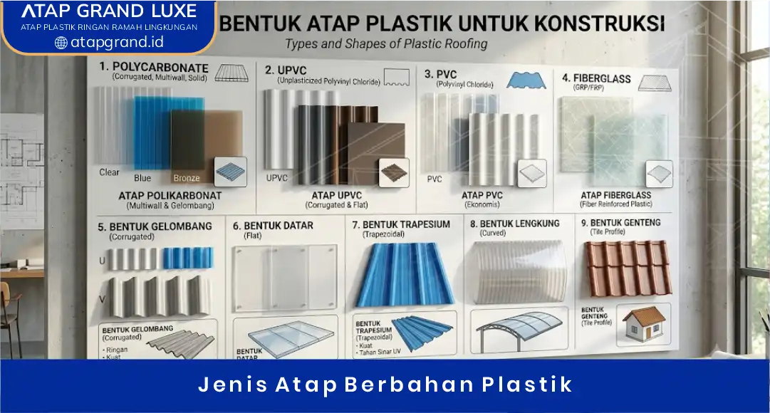 02 Jenis Atap Berbahan Plastik