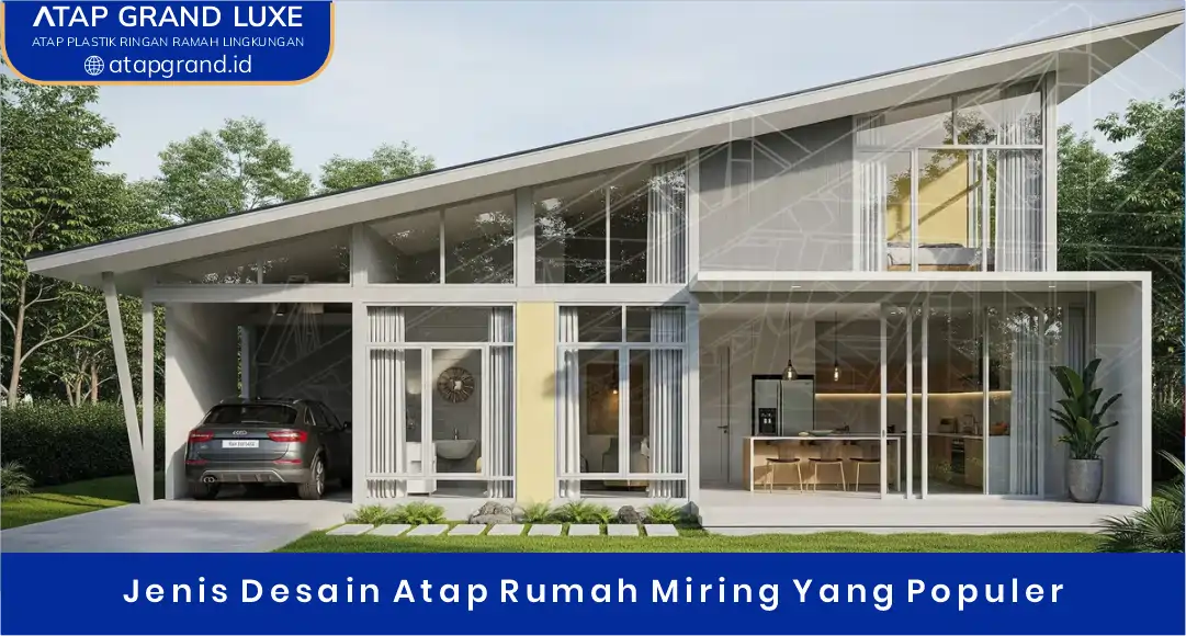 02 Jenis Desain Atap Rumah Miring Yang Populer