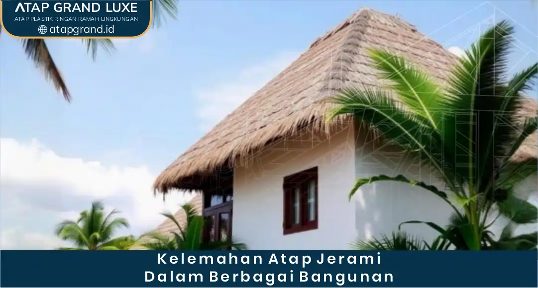 02 Kelemahan Atap Jerami dalam Berbagai Bangunan