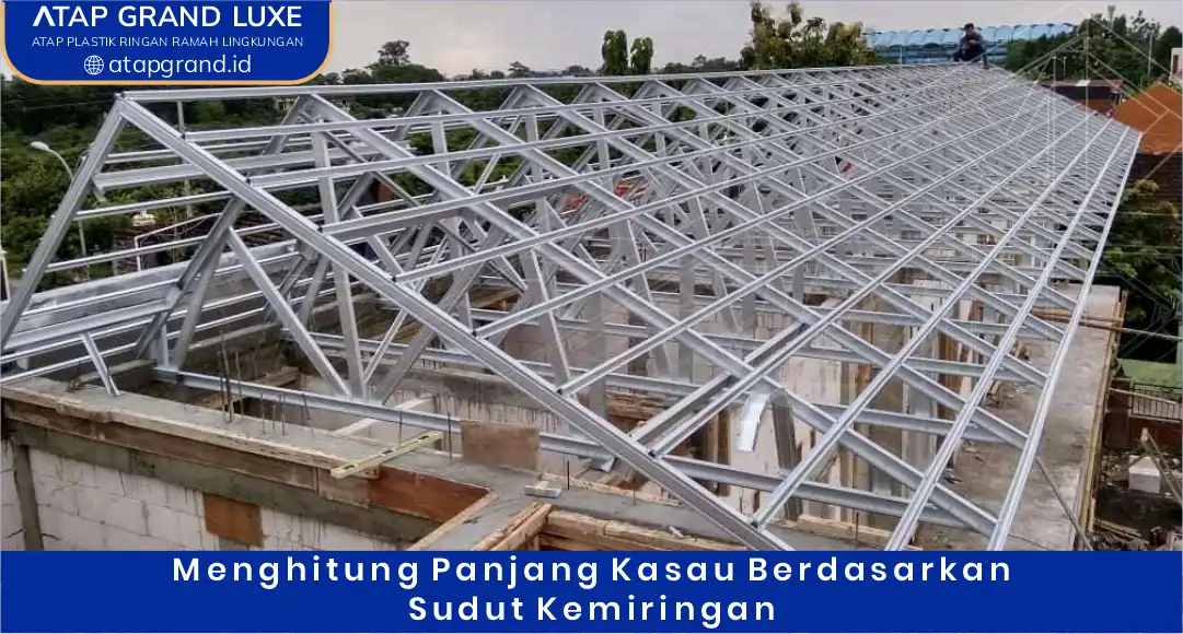 02 Menghitung Panjang Kasau Berdasarkan Sudut Kemiringan